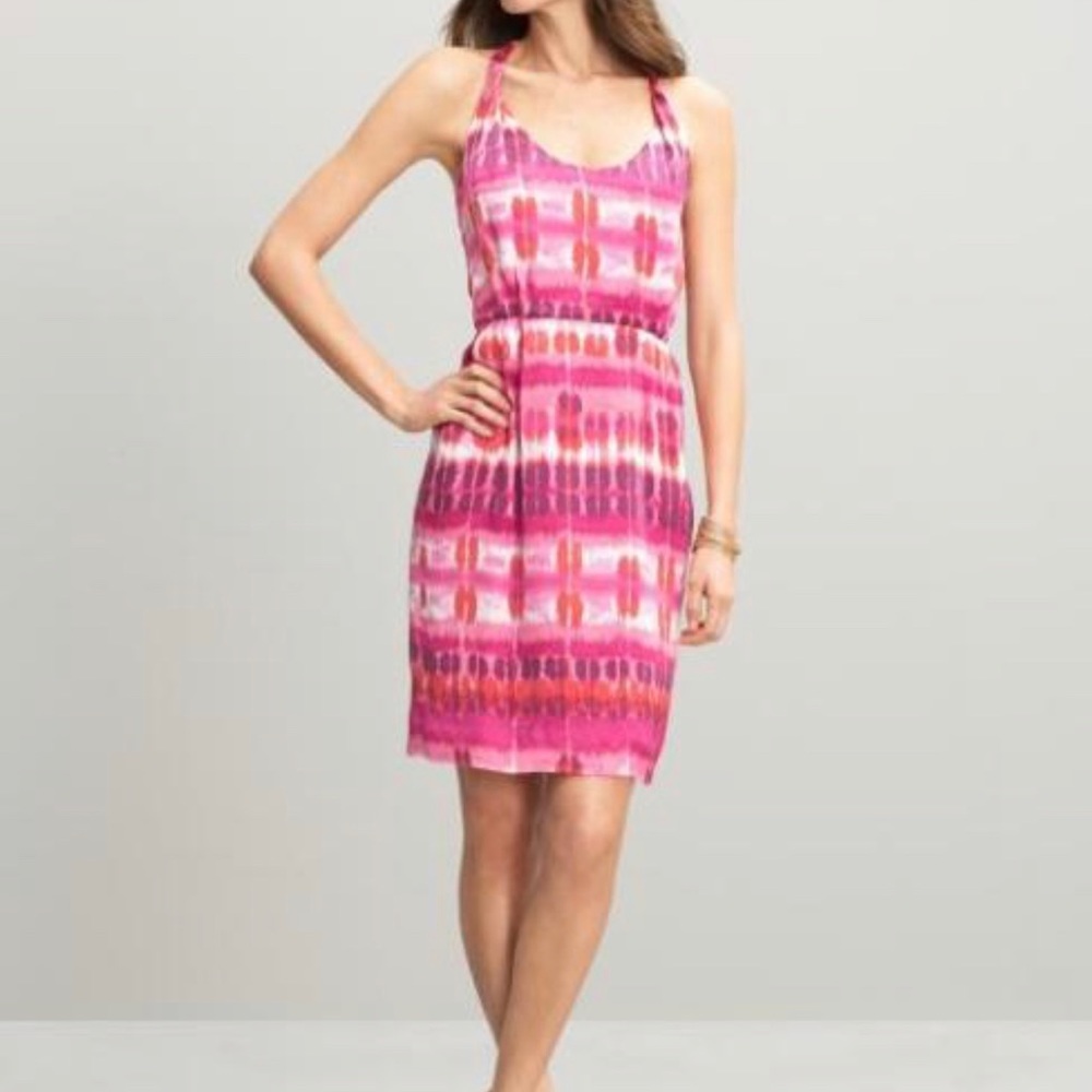 Banana Republic Silk Ikat Dress